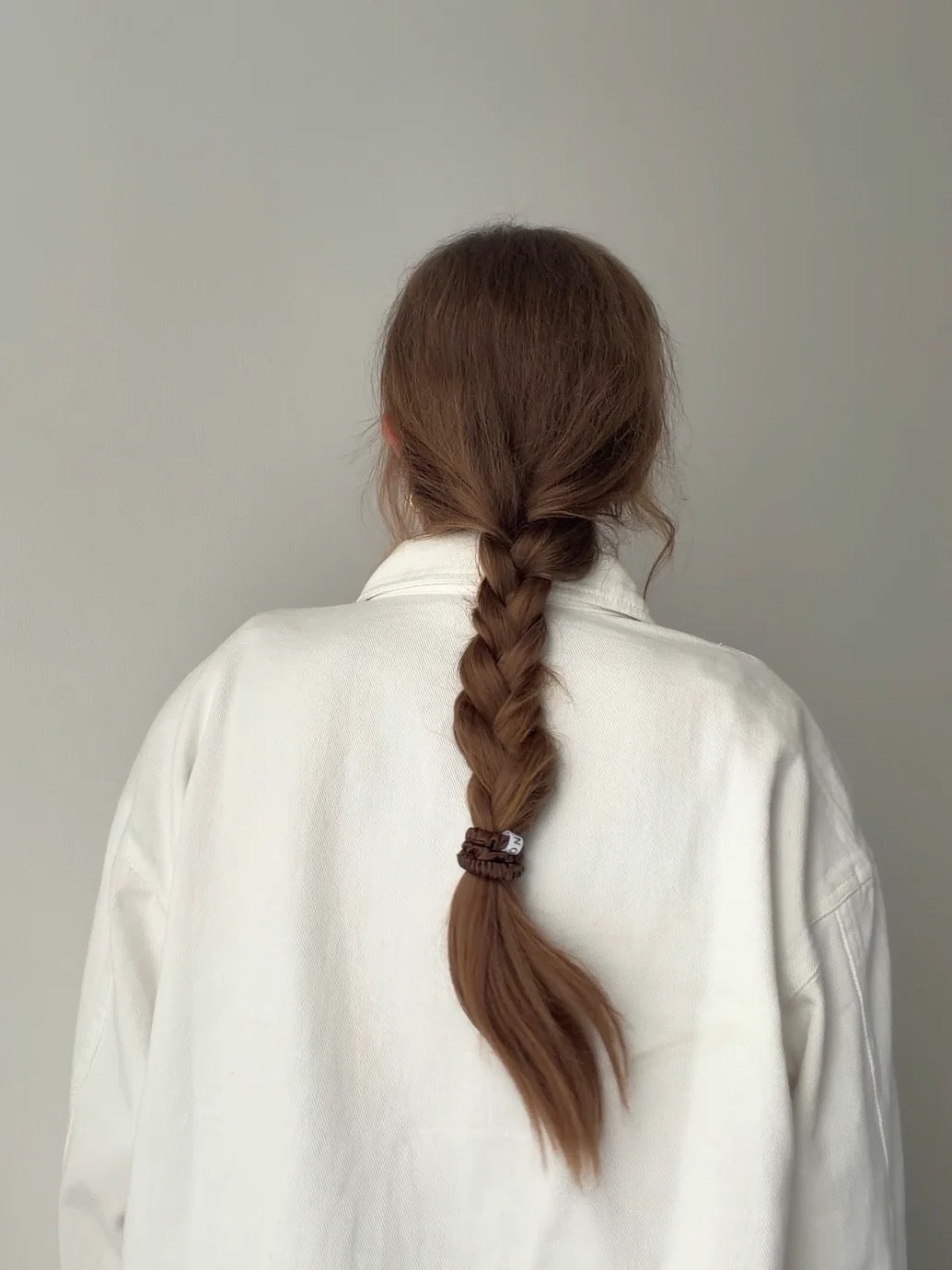 Essential Silk Scrunchies Choco