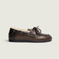Boat Loafer Brushed Fur Leather