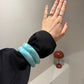 Chunky Bangle Aqua Aura