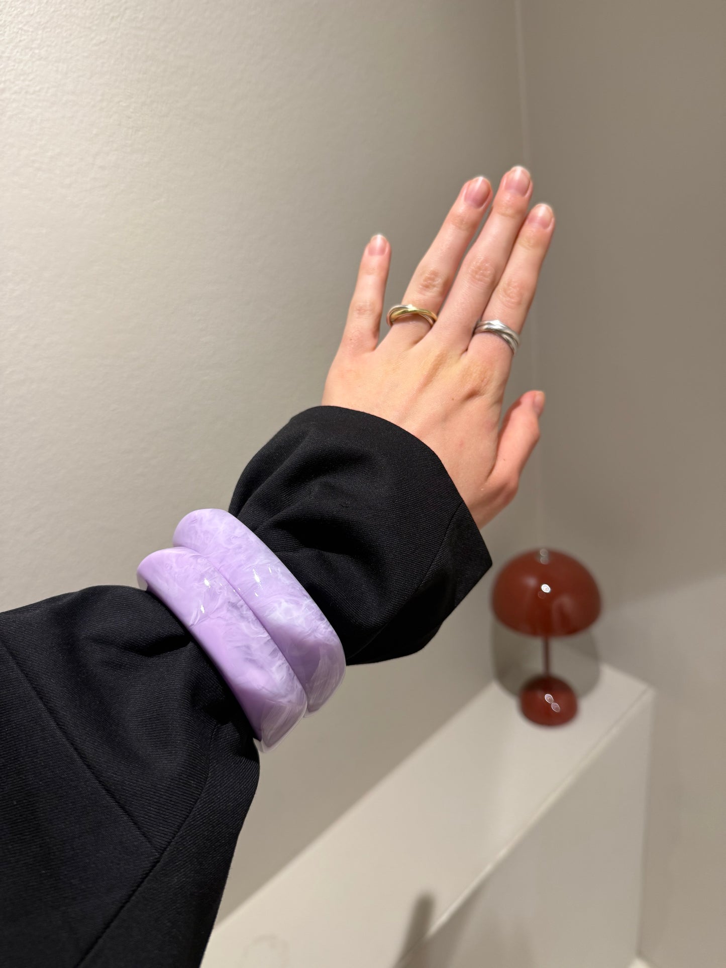 Chunky Bangle Lavender Violet