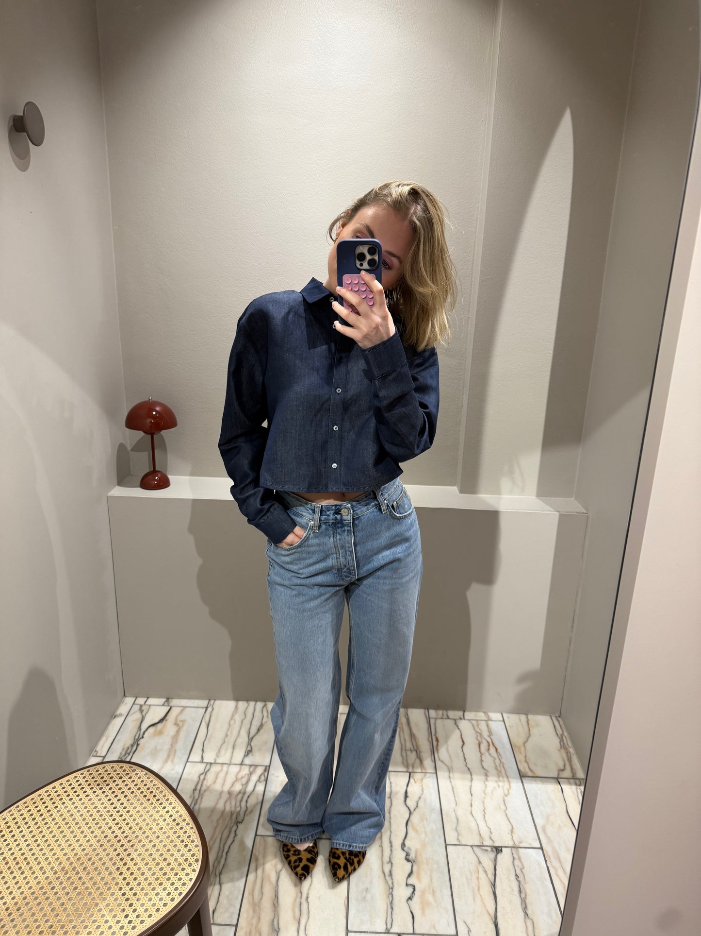 Mads Nørgaard Light Denim Shirt