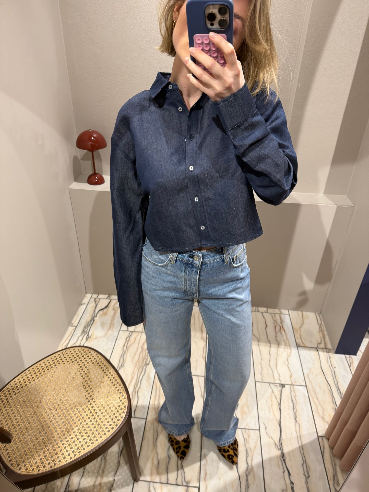 Mads Nørgaard Light Denim Shirt