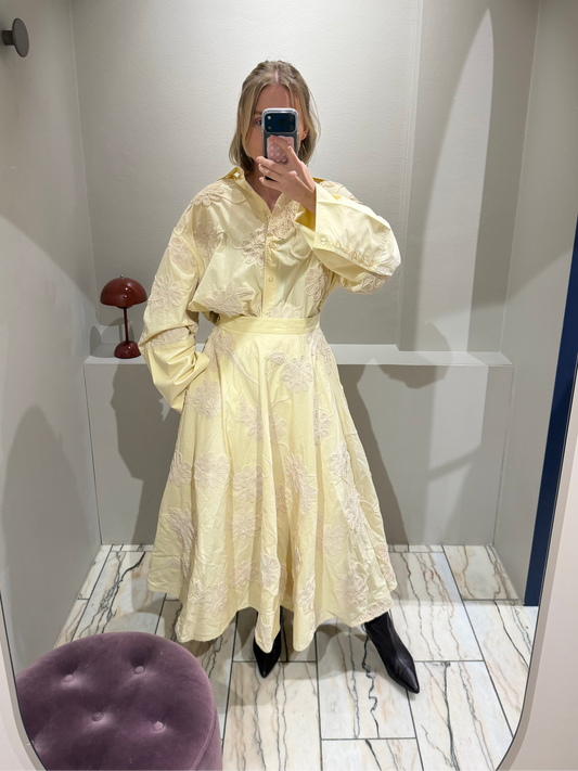 Rotate Flower Maxi Skirt