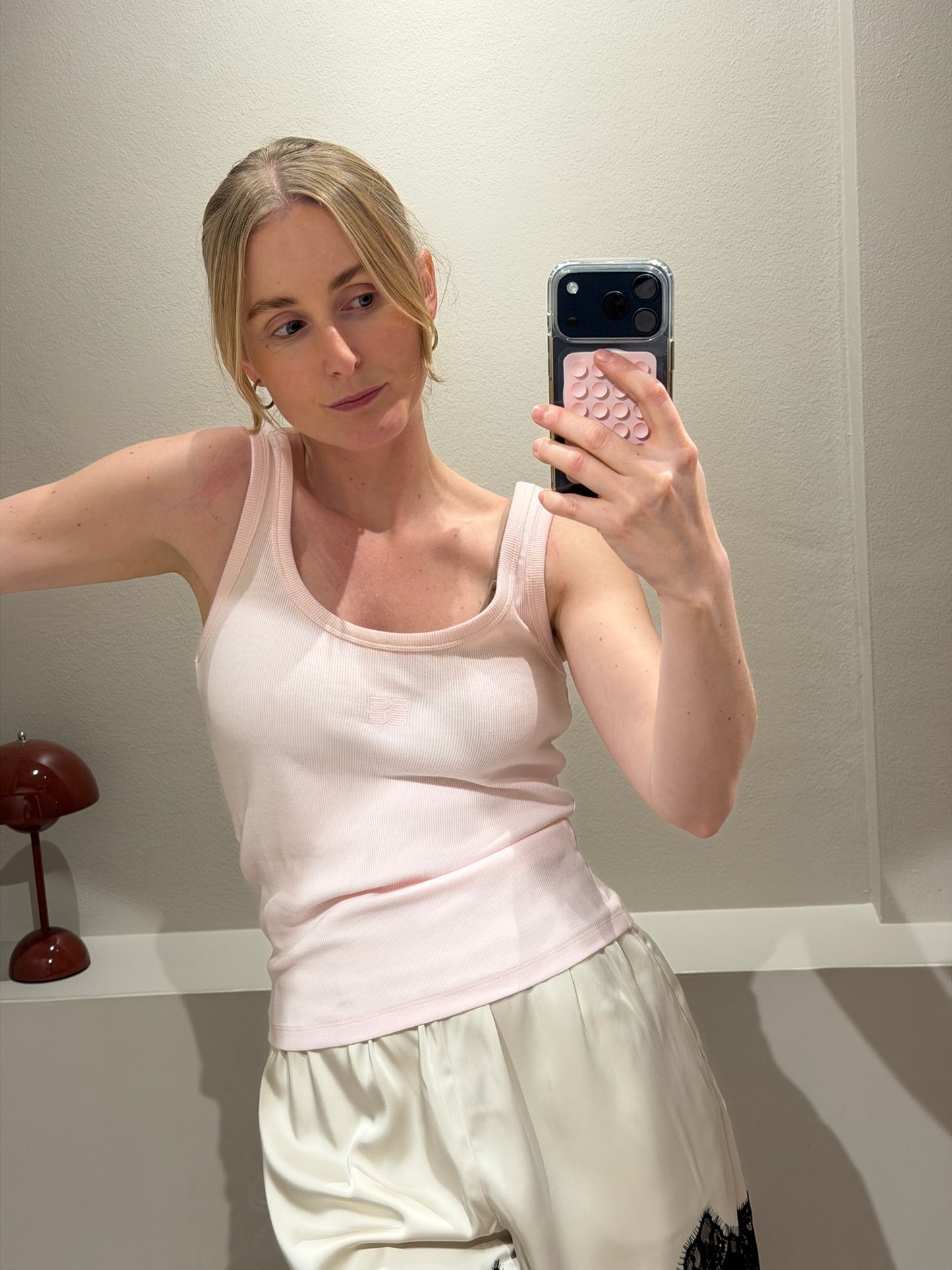 Gestuz GZdrew Logo top Ballet Pink
