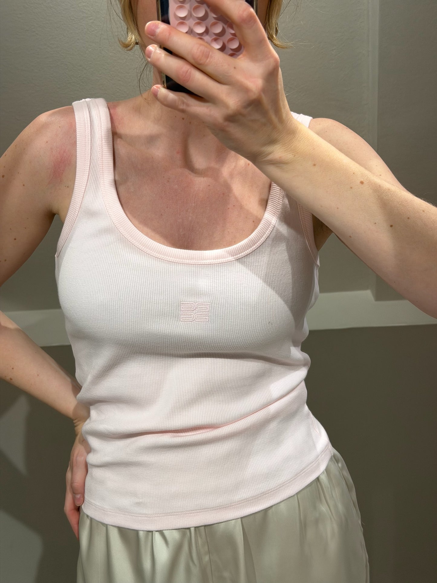 Gestuz GZdrew Logo top Ballet Pink