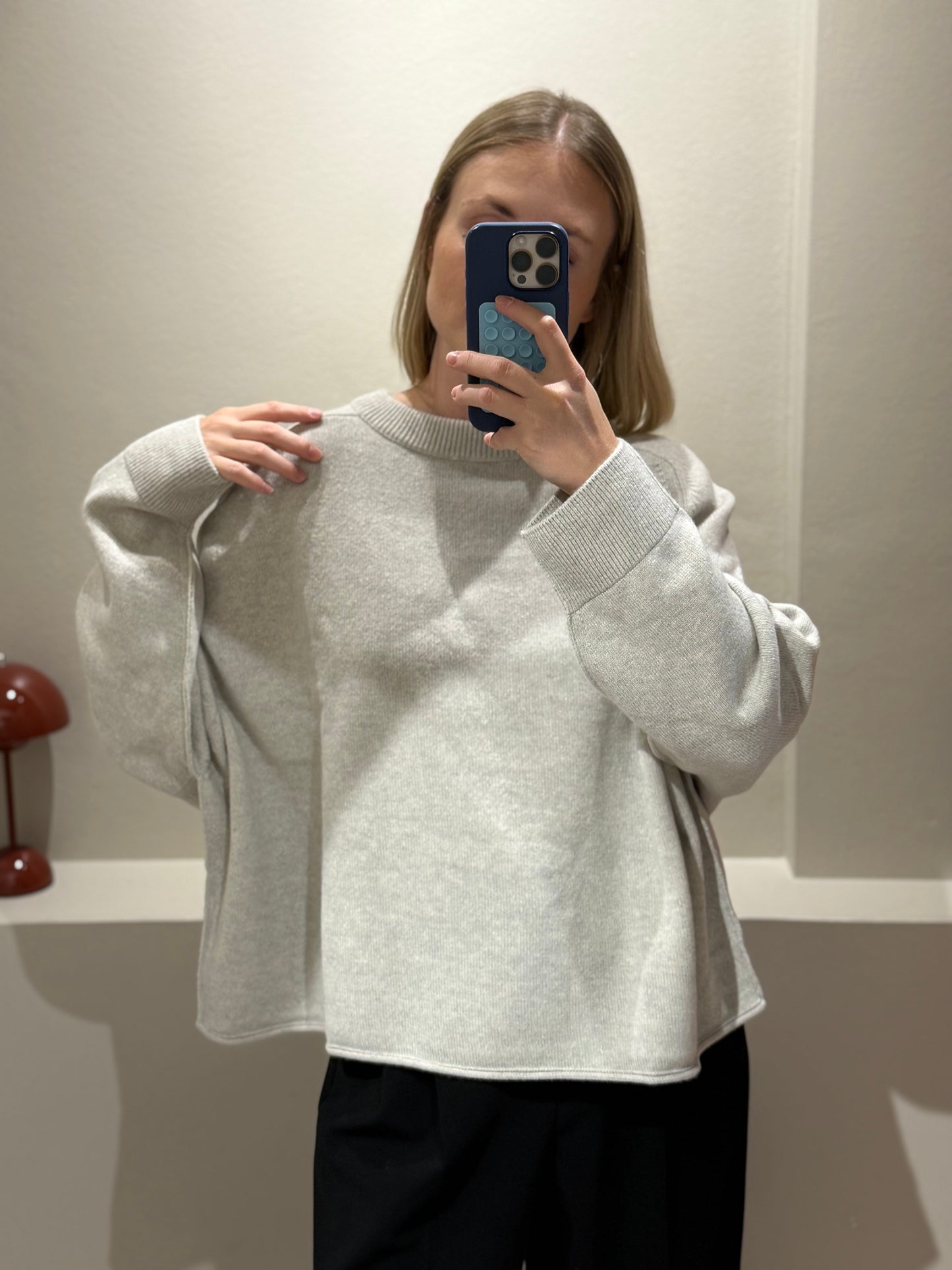 Grey Marl Kaia Strick