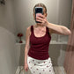 Gestuz GZdrew Logo top Cabernet Red