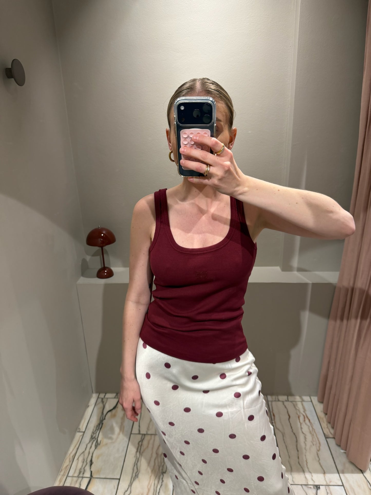 Gestuz GZdrew Logo top Cabernet Red