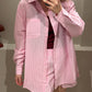 H2O Rønne Essential Pyjama Shirt Rosa