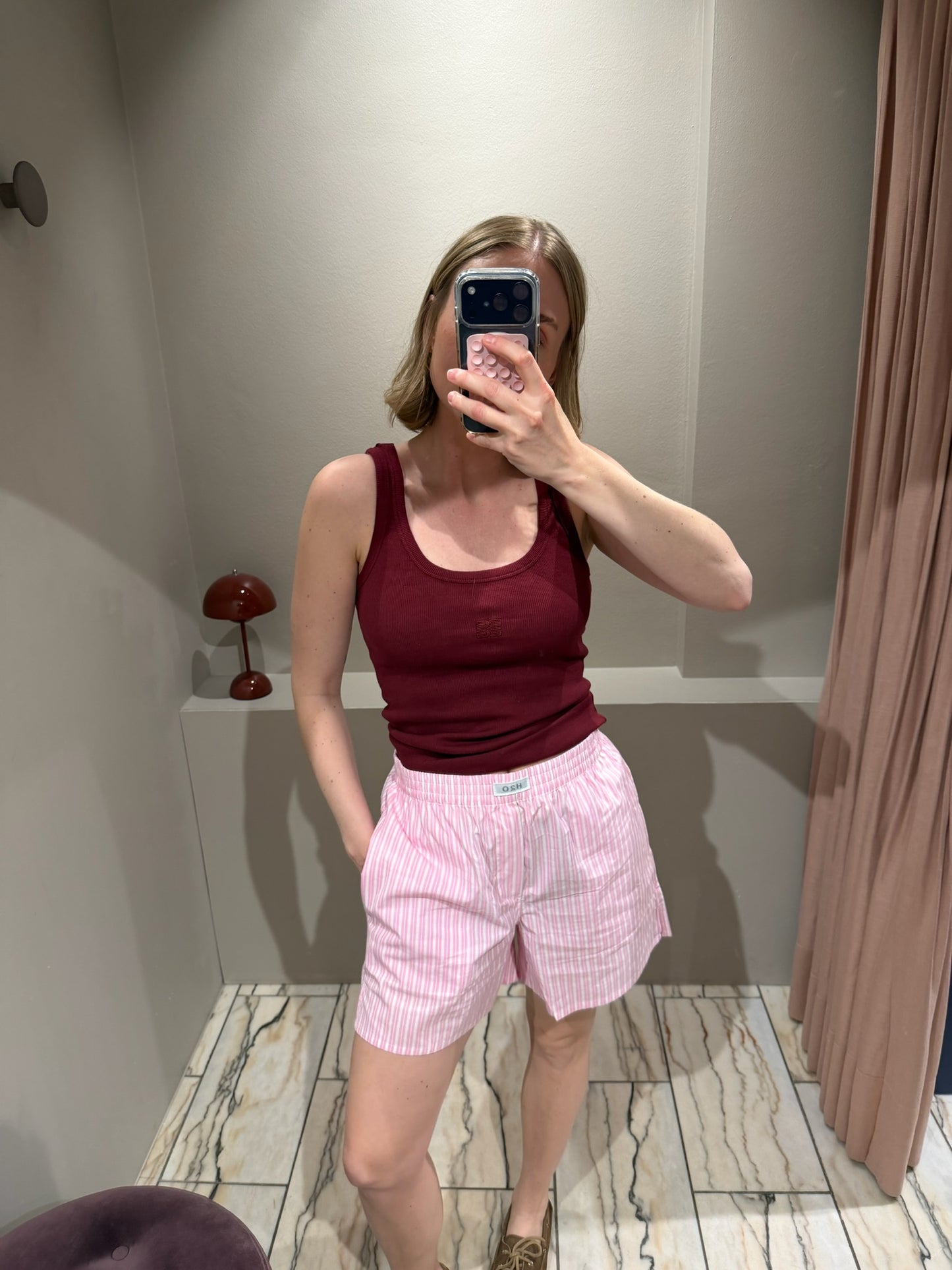 H2O Rønne Essential Pyjama Shorts Rosa