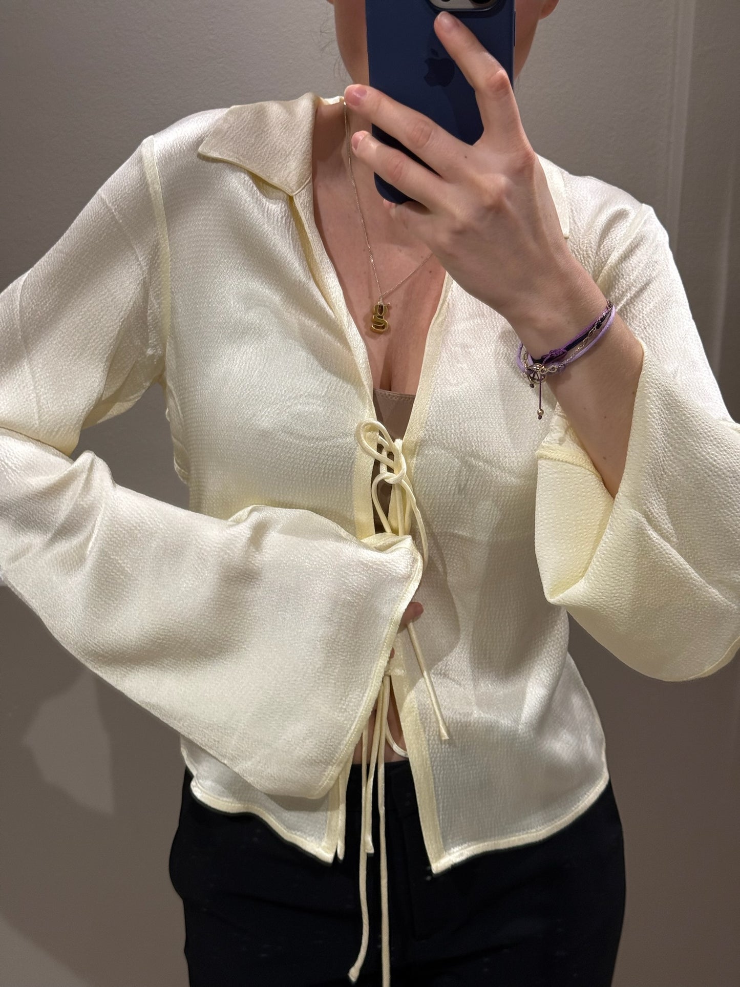 Designers Remix Lucille Tie Blouse