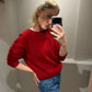 g-Pullover Chili Red