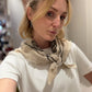 Mini Paisley Schal Beige
