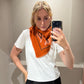Mini Paisley Schal Rust