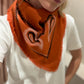 Mini Paisley Schal Rust