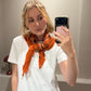 Mini Paisley Schal Rust