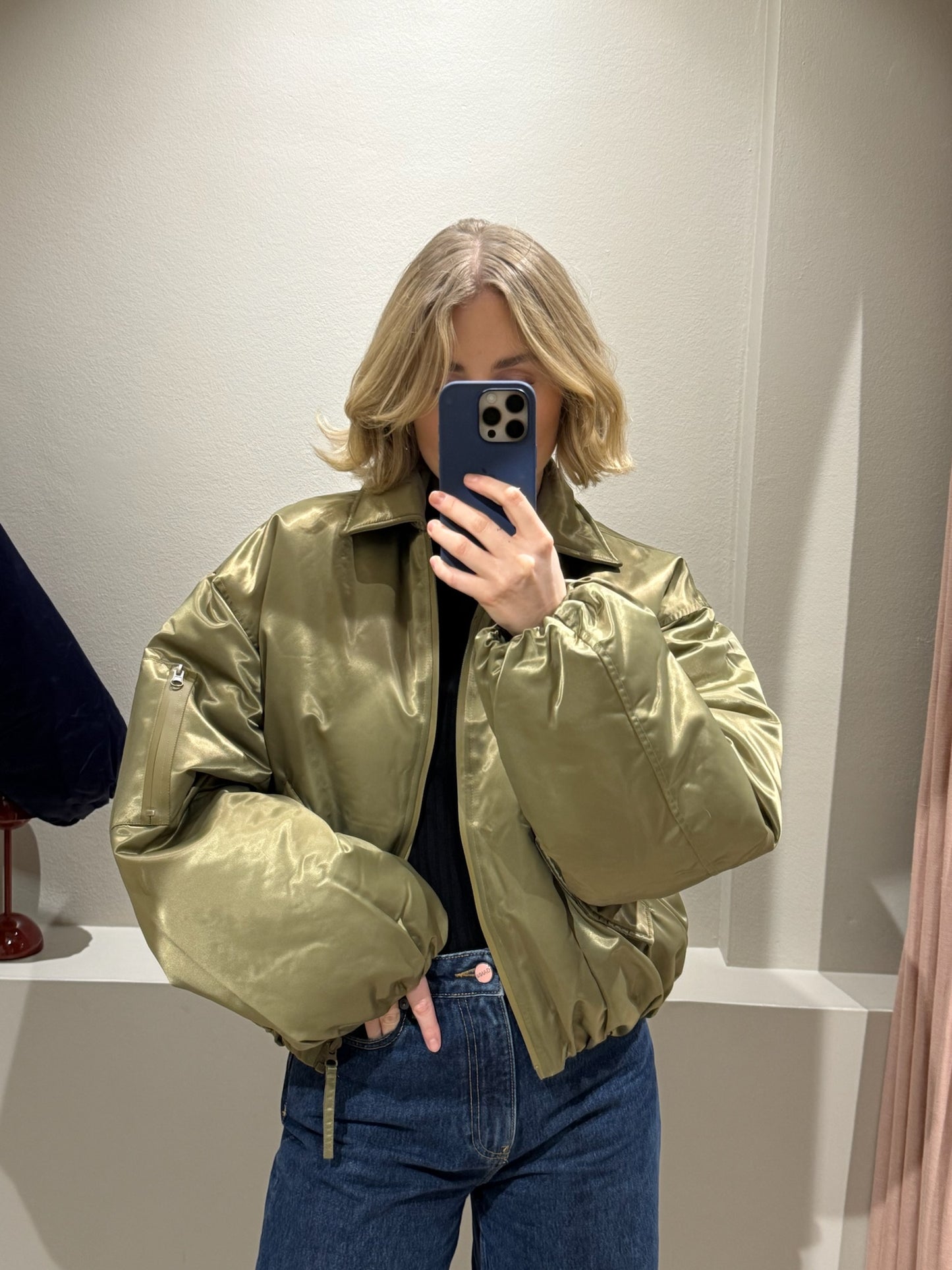 Oval Square Blink Bomber Jacket