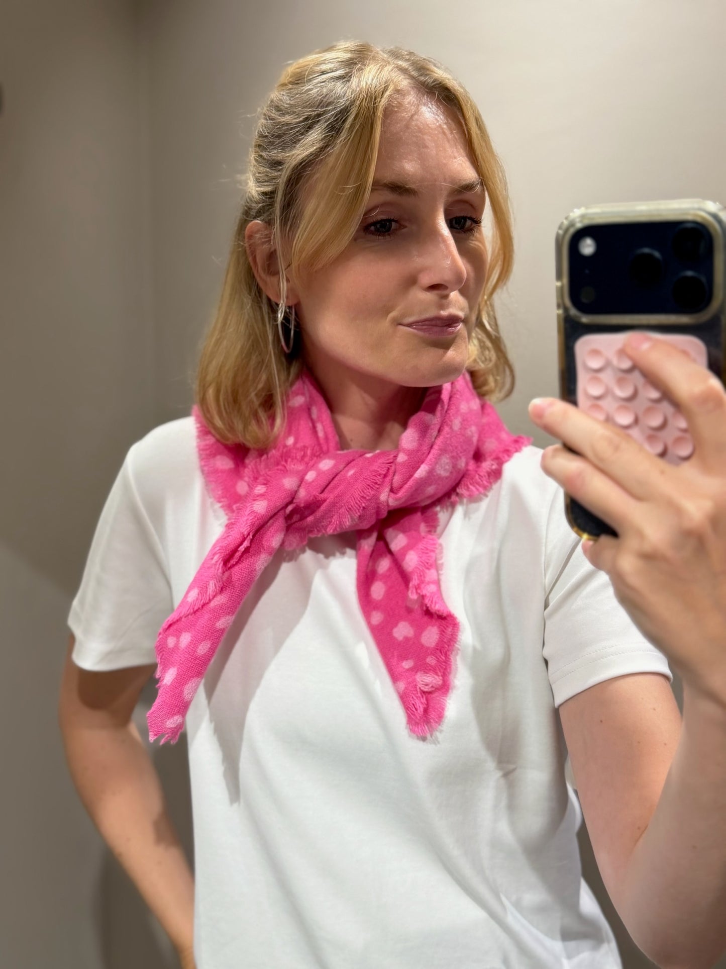 Wollschal Bambi Pink