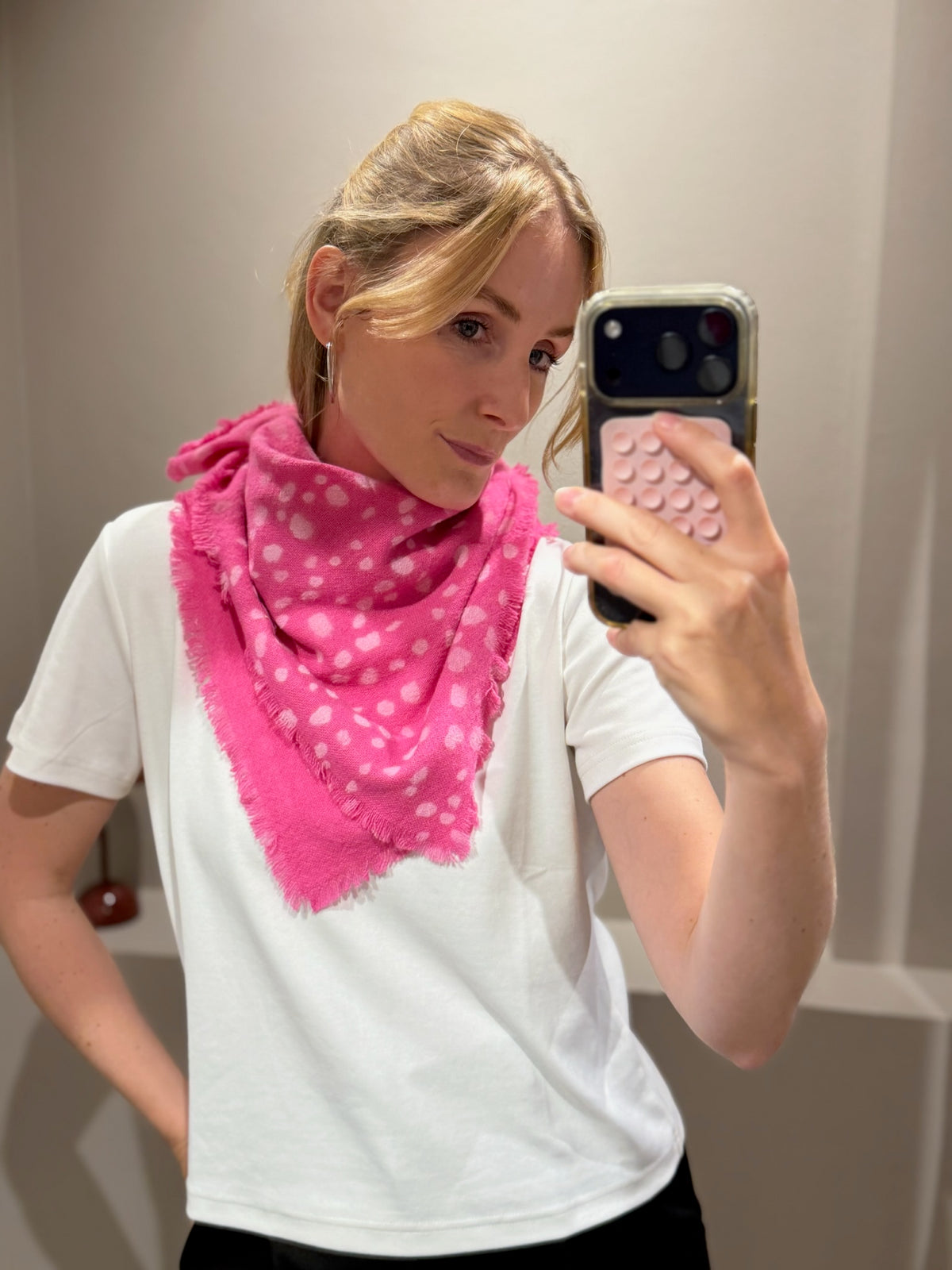 Wollschal Bambi Pink
