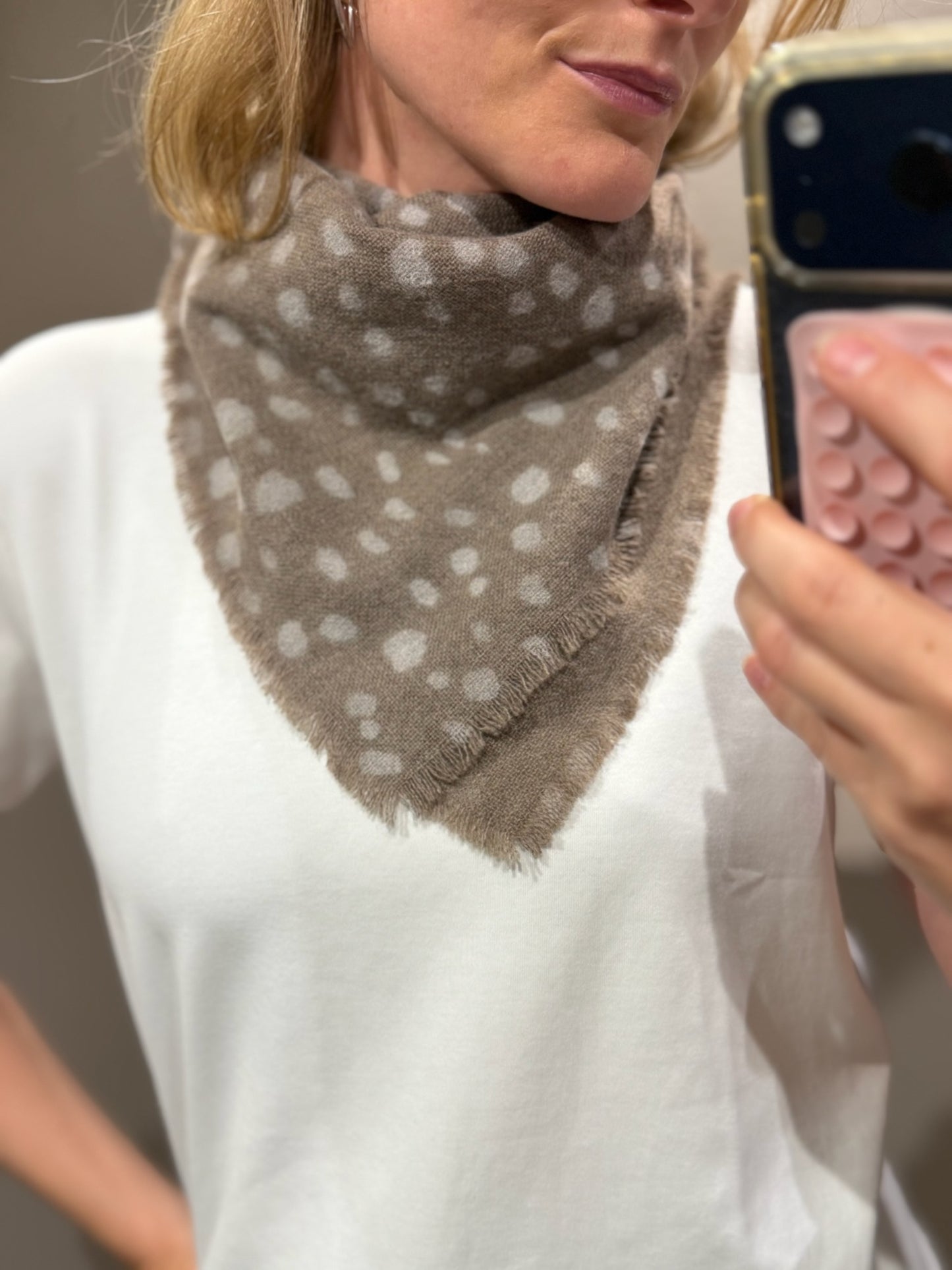 Wollschal Bambi Beige
