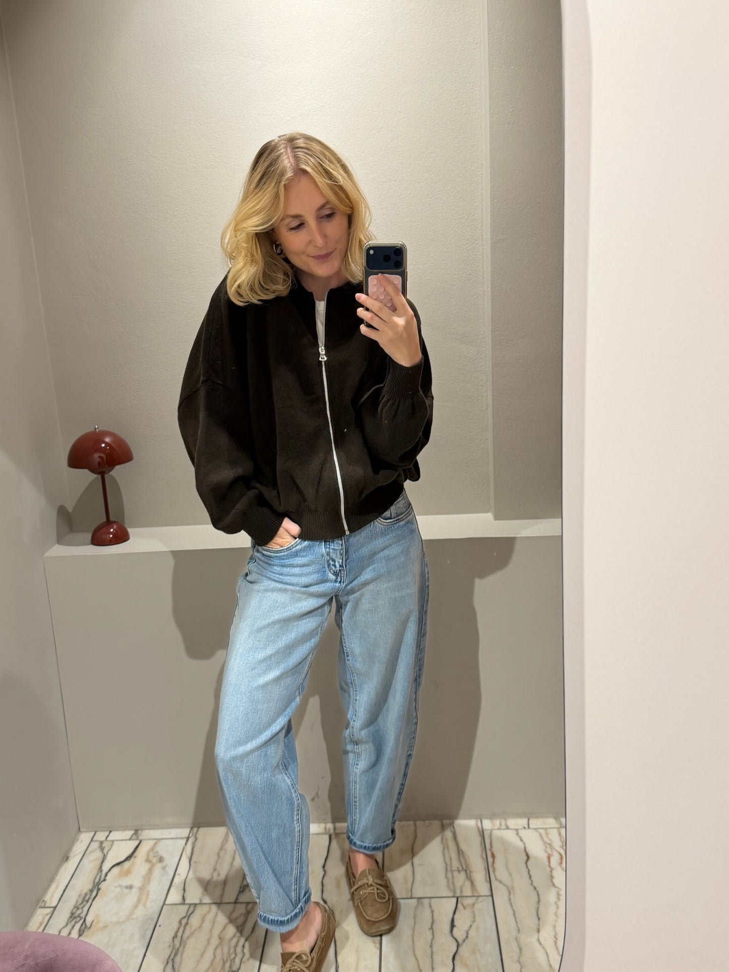 Jackie Strickjacke