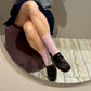 Cherry Short Socks Pink