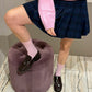 Cherry Short Socks Pink