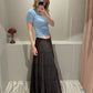 Neo Noir Felicia S Voile Skirt Braun
