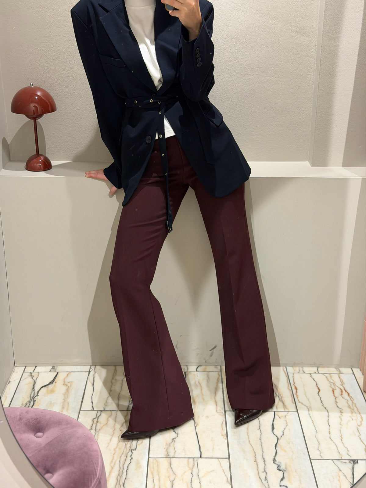 Rosie Hose Burgundy