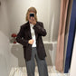 g-Blazer Belted Chocolate
