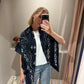 g-Paisley Schal Navy