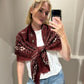 g-Paisley Schal Burgundy