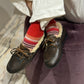 Boat Loafer Brushed Fur Leather
