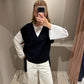GANNI Compact Wool Sky Captain