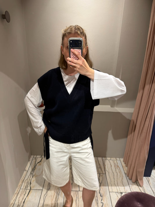 GANNI Compact Wool Sky Captain