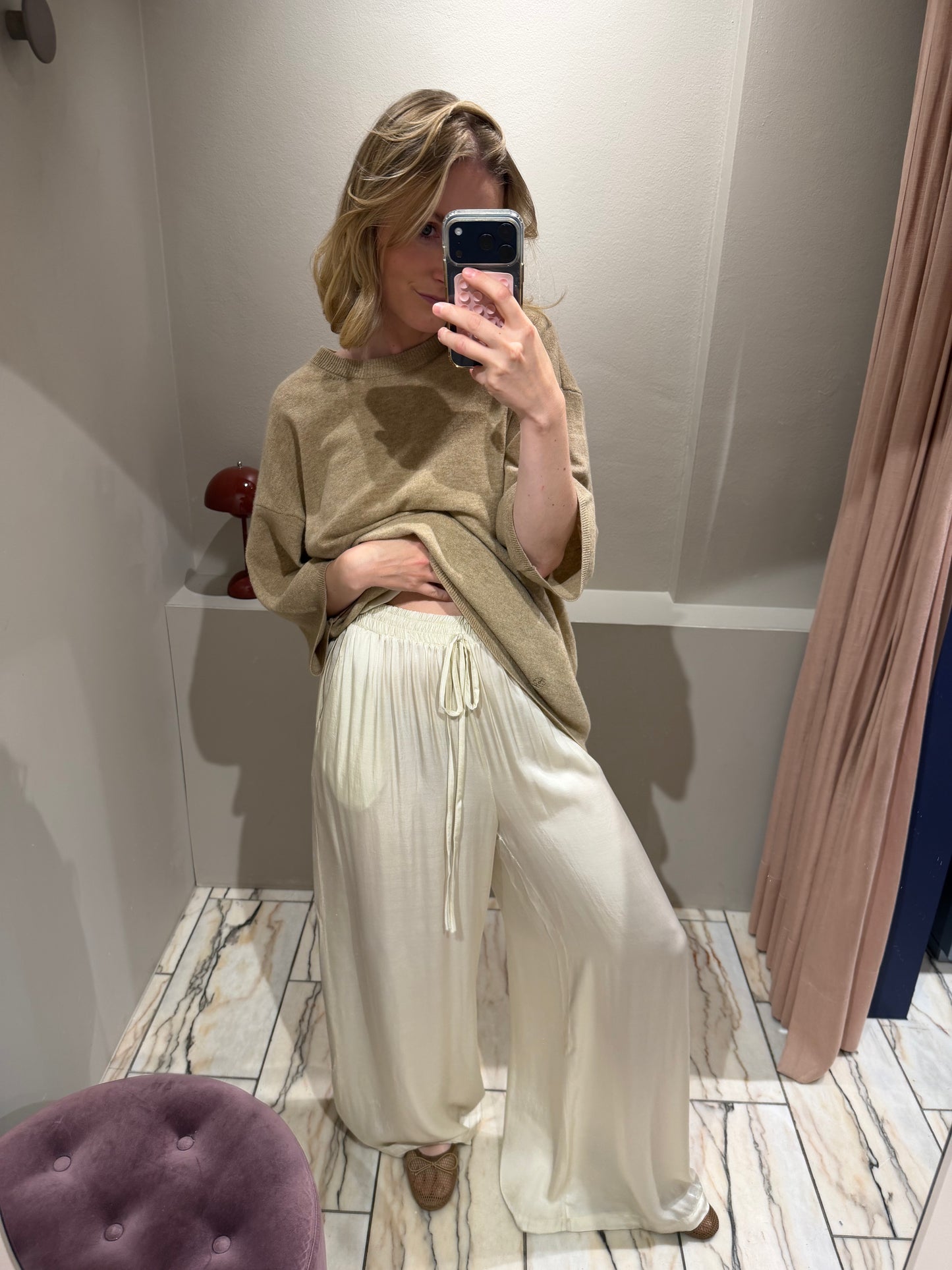 gennyfromtheblog Resort Satin Pants