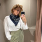 G-Paisley Scarf Silk Navy
