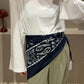 G-Paisley Scarf Silk Navy