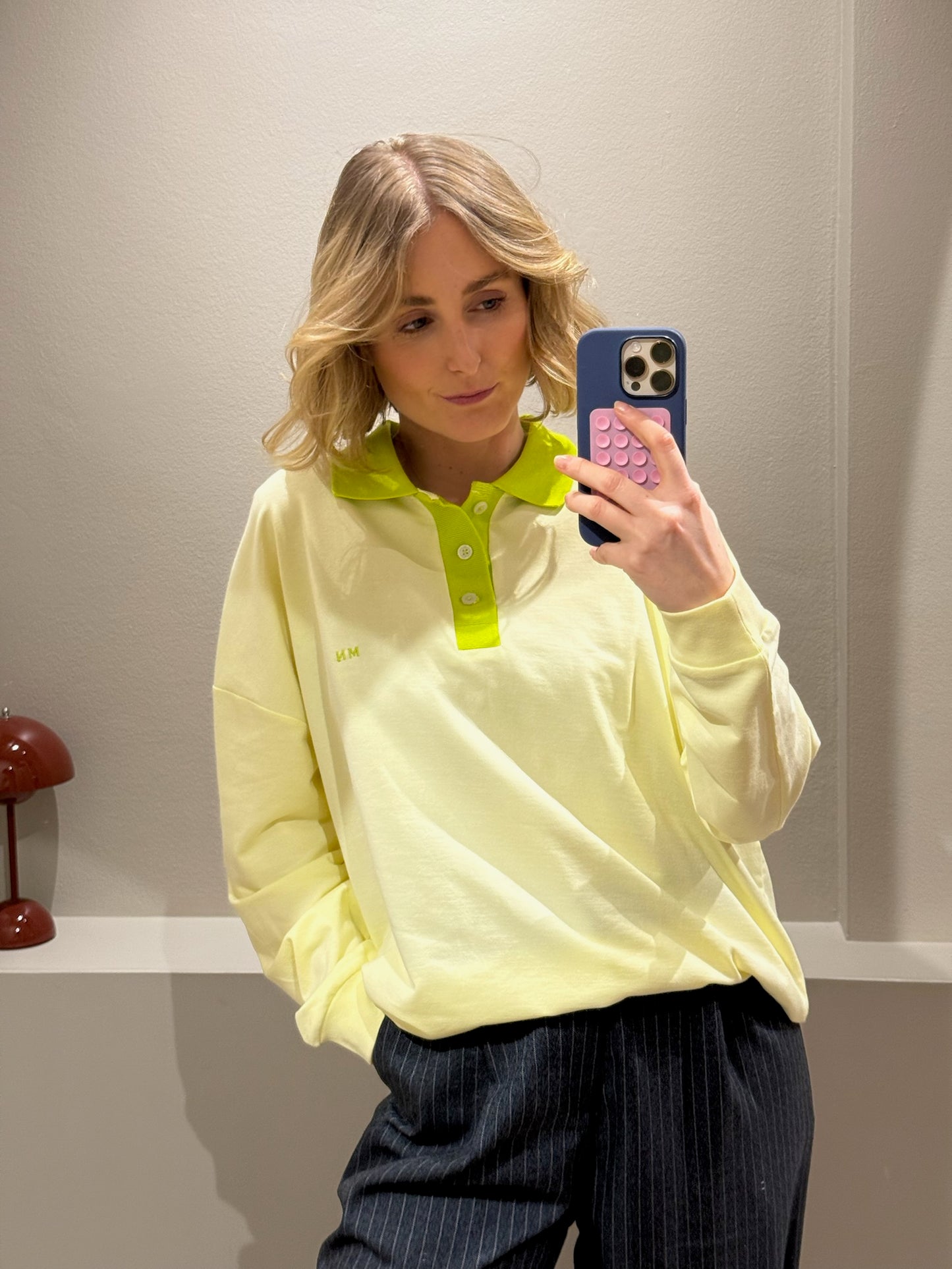 Mads Nørgaard Light Terry Polo Sweat