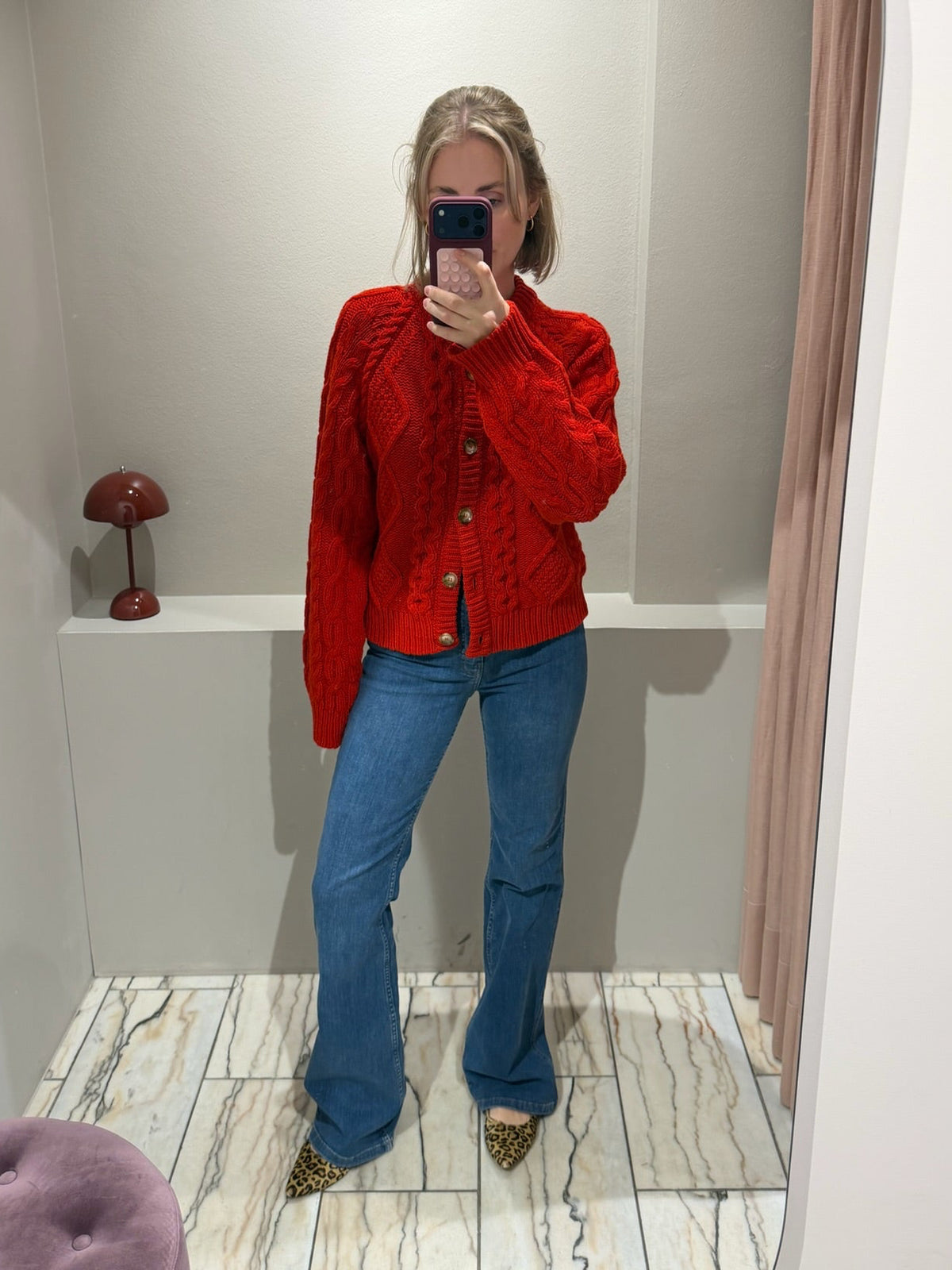 RivyGZ Flared Jeans Blau