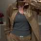 H2O Rønne Essential Pyjama Shirt Caramel