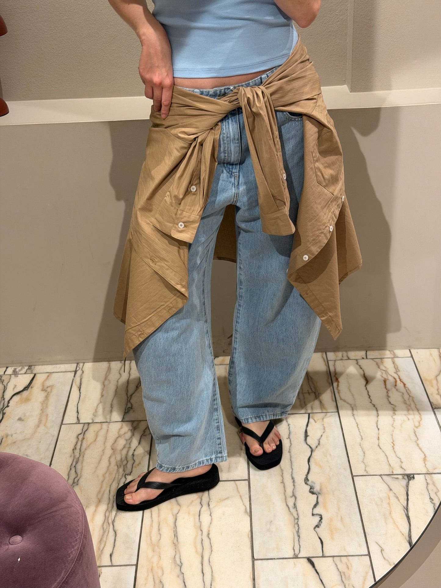 H2O Rønne Essential Pyjama Shirt Caramel