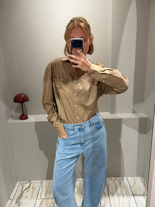 H2O Rønne Essential Pyjama Shirt Caramel