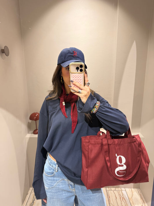 g-Shopping Bag Burgundy