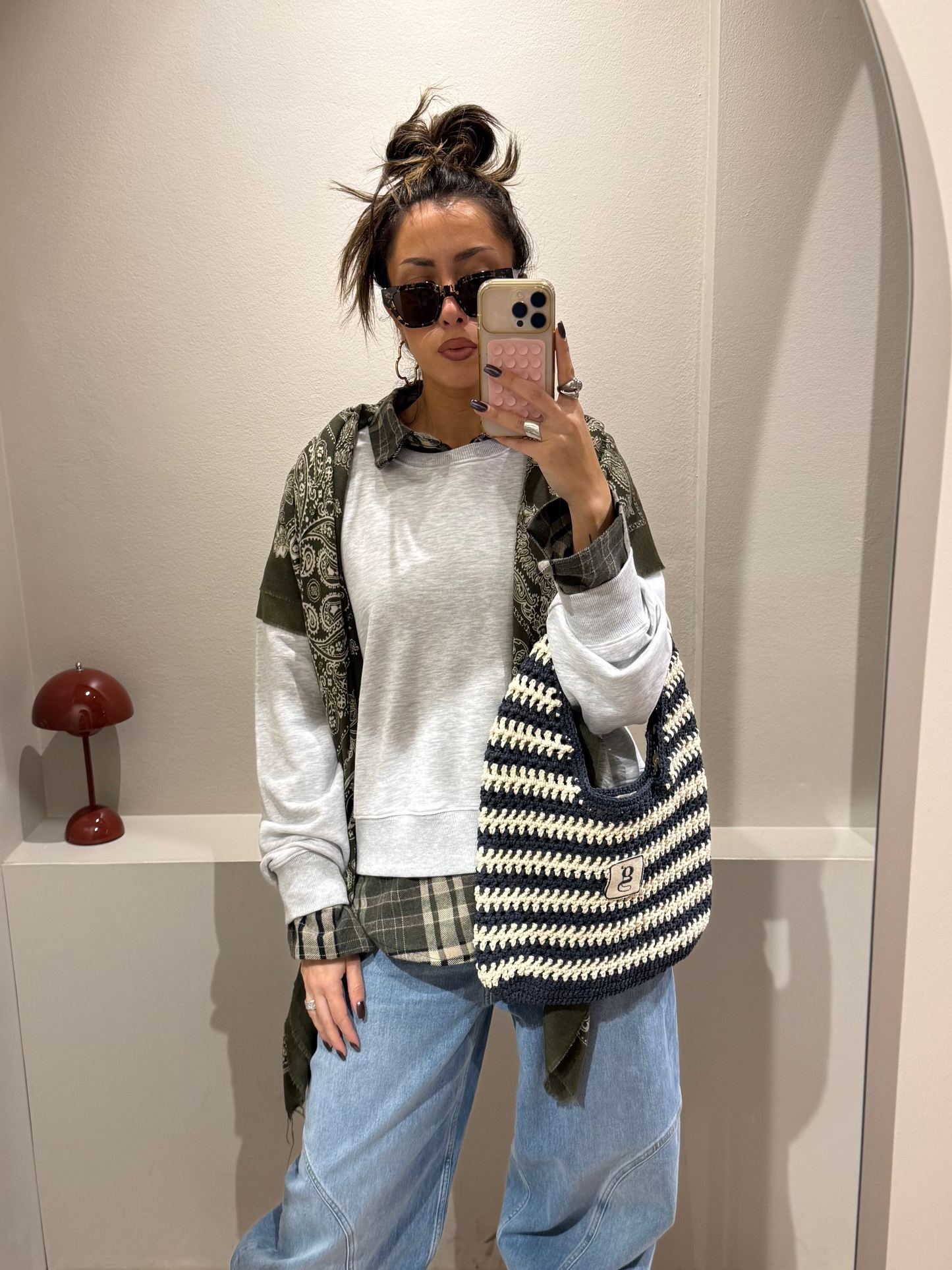 Maxi g-Bag Blue Striped