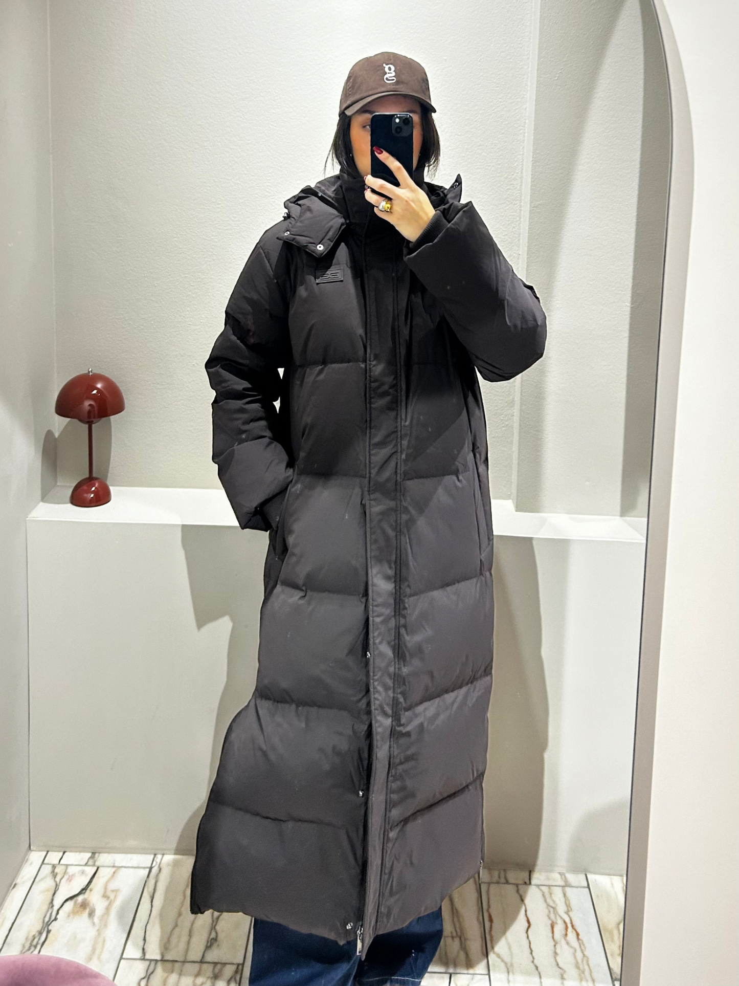 GZroa Long Puffer Coat