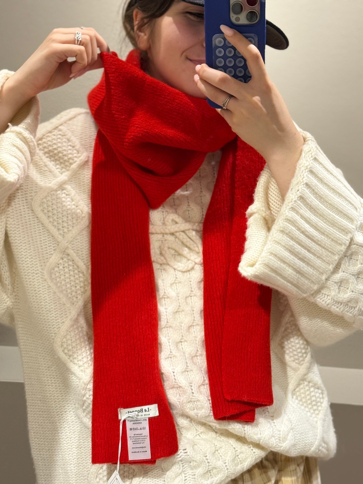 Le Bonnet Scarf Crimson