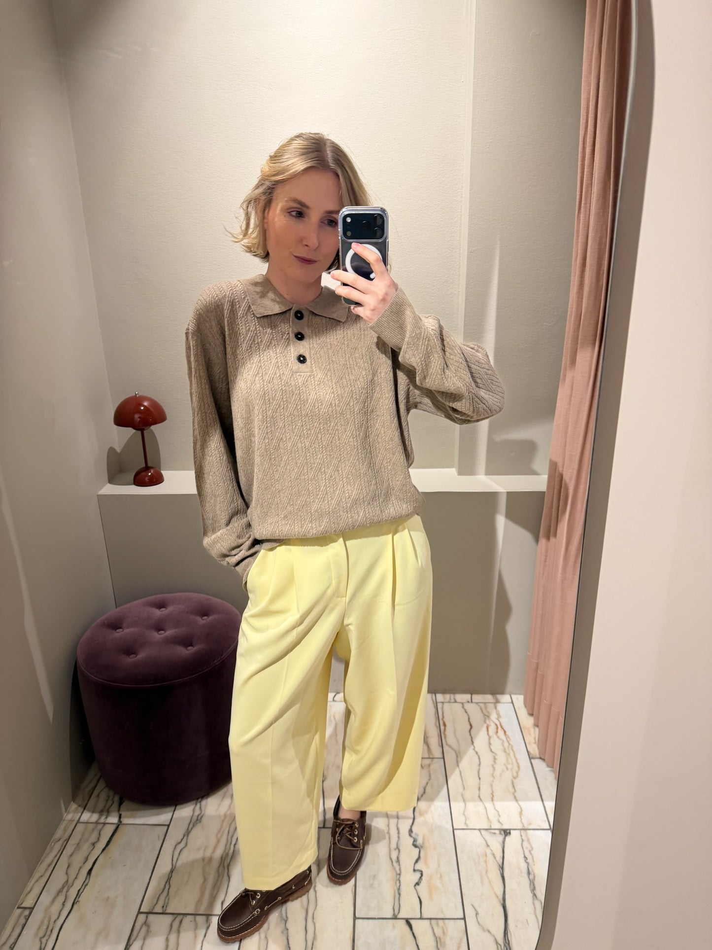 The Garment Como Cable Polo Truffle