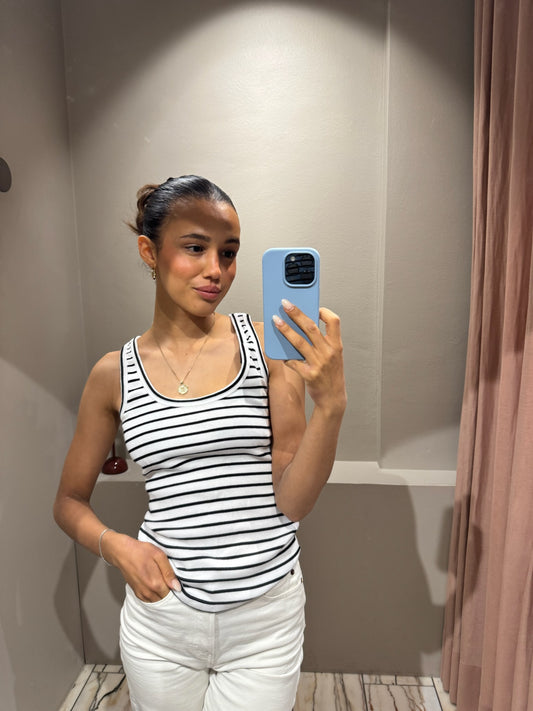 Gestuz DrewGZ sl reversible stripe Top