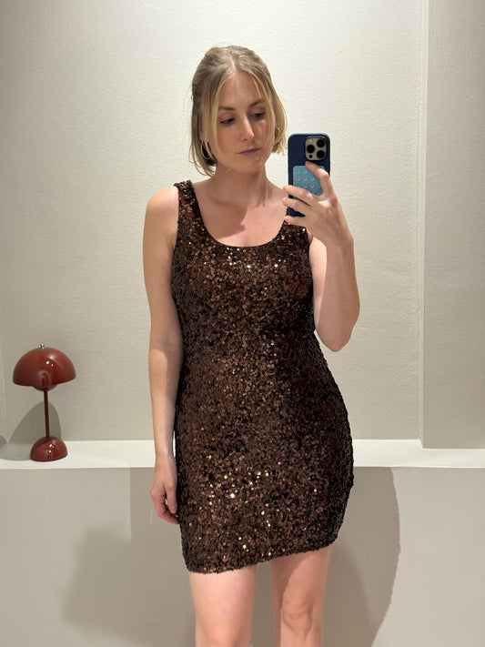 Rotate Sequins Sleeveless Dress
